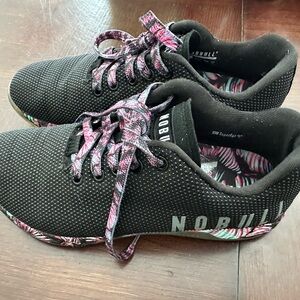 NOBULL Women's Black and Pink Athletic Shoes